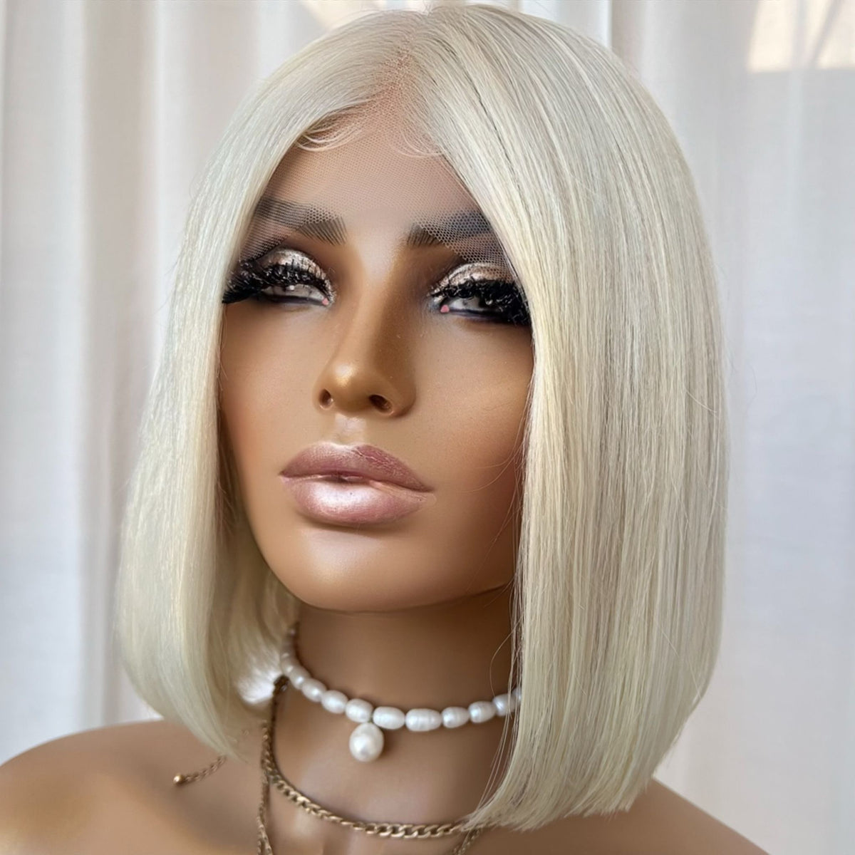 KIM BOB PLATINUM | FULL LACE STRETCH CAP