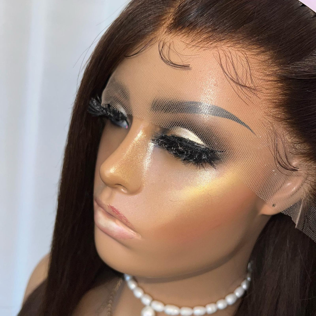KING KYLIE DARK BROWN | HD FULL LACE STRETCH CAP