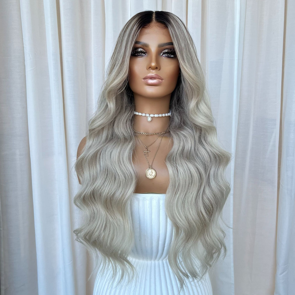 DAISY BLONDE | HD FULL LACE STRETCH CAP