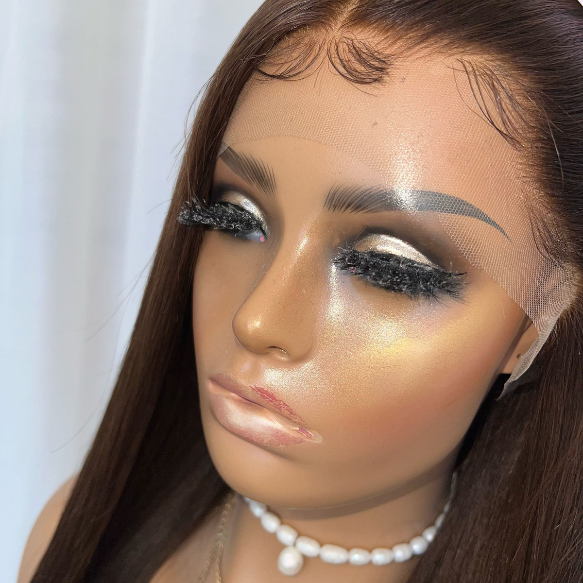 KING KYLIE DARK BROWN | HD FULL LACE STRETCH CAP