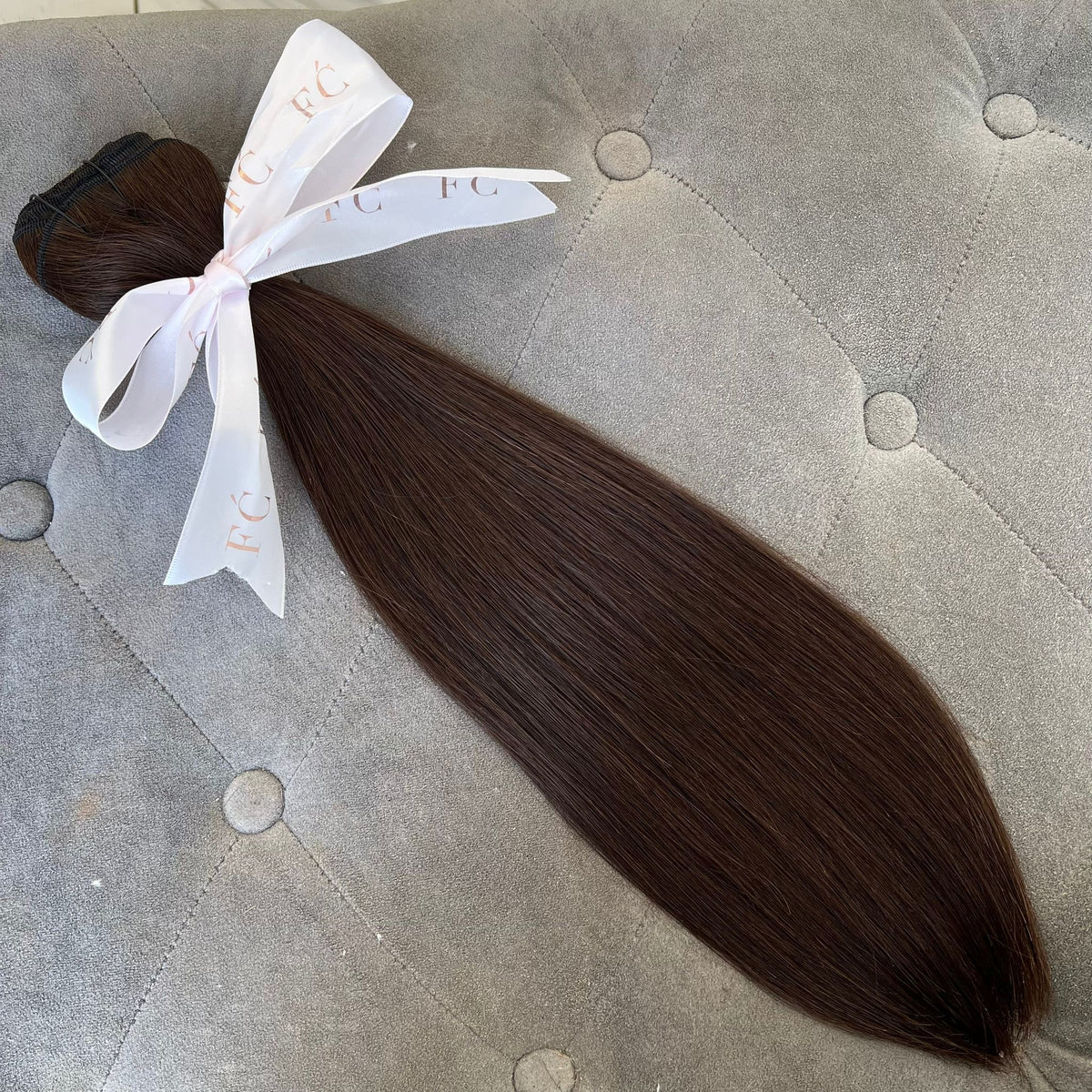 KING KYLIE DARK BROWN | WEFT | 16 INCHES