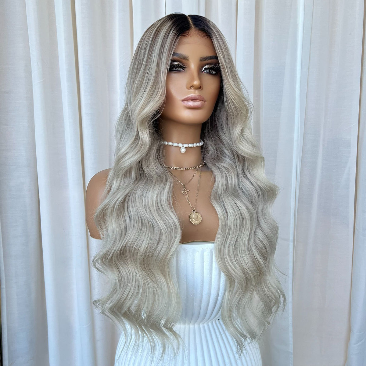 DAISY BLONDE | HD FULL LACE STRETCH CAP