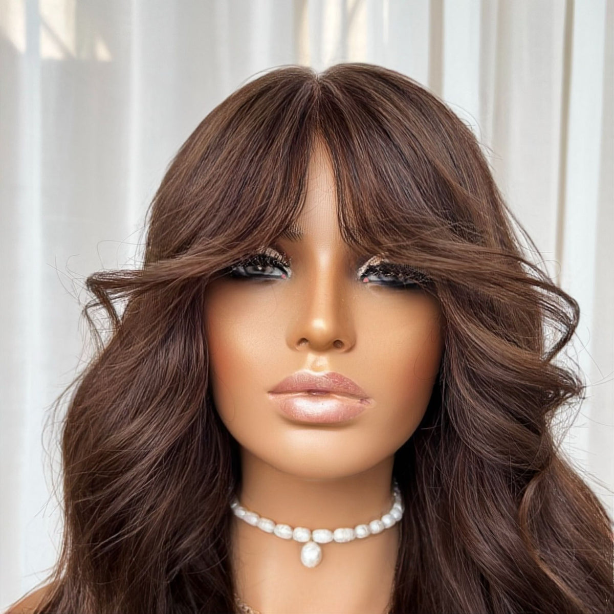 KING KYLIE DARK BROWN | HD FULL LACE STRETCH CAP