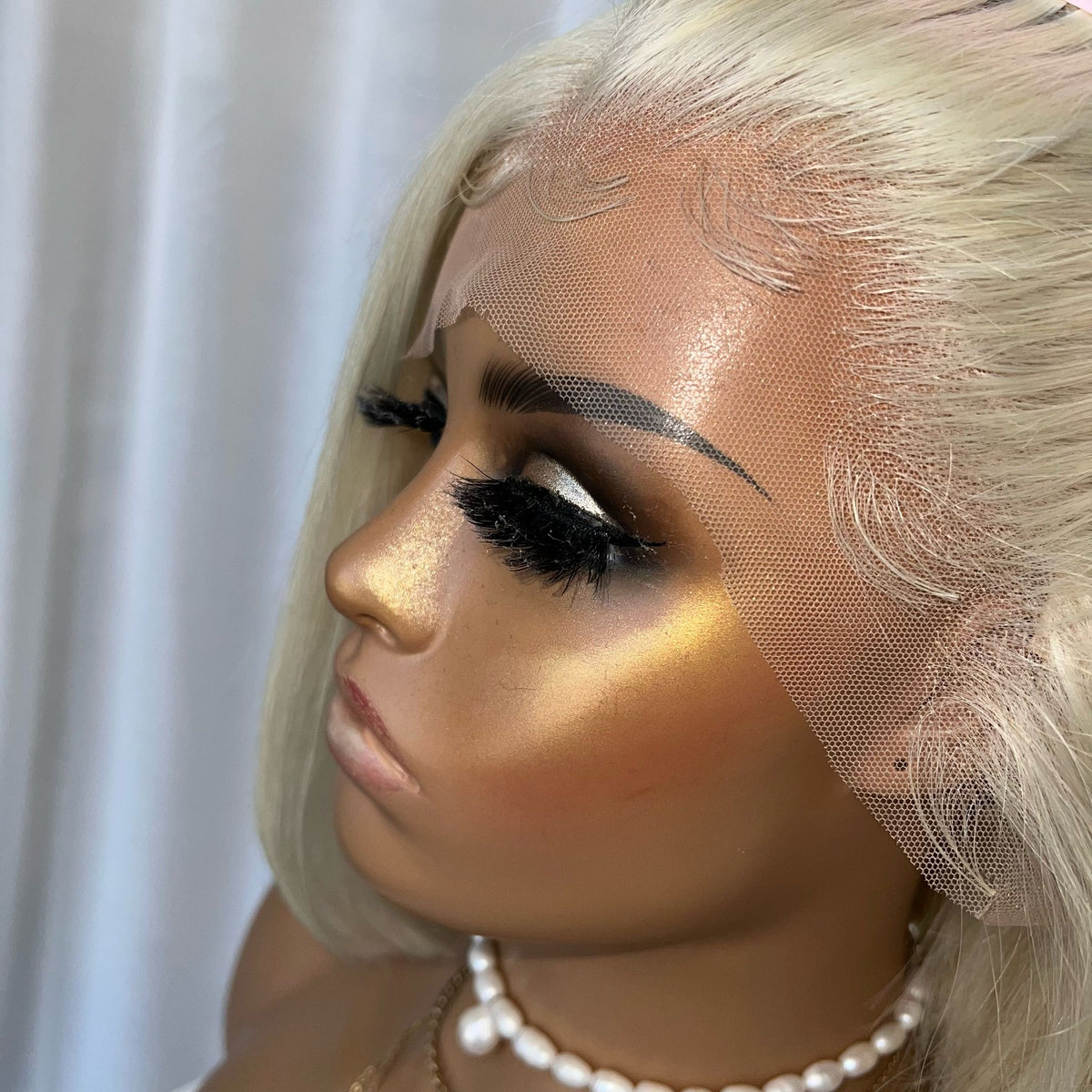 KIM BOB PLATINUM | FULL LACE STRETCH CAP