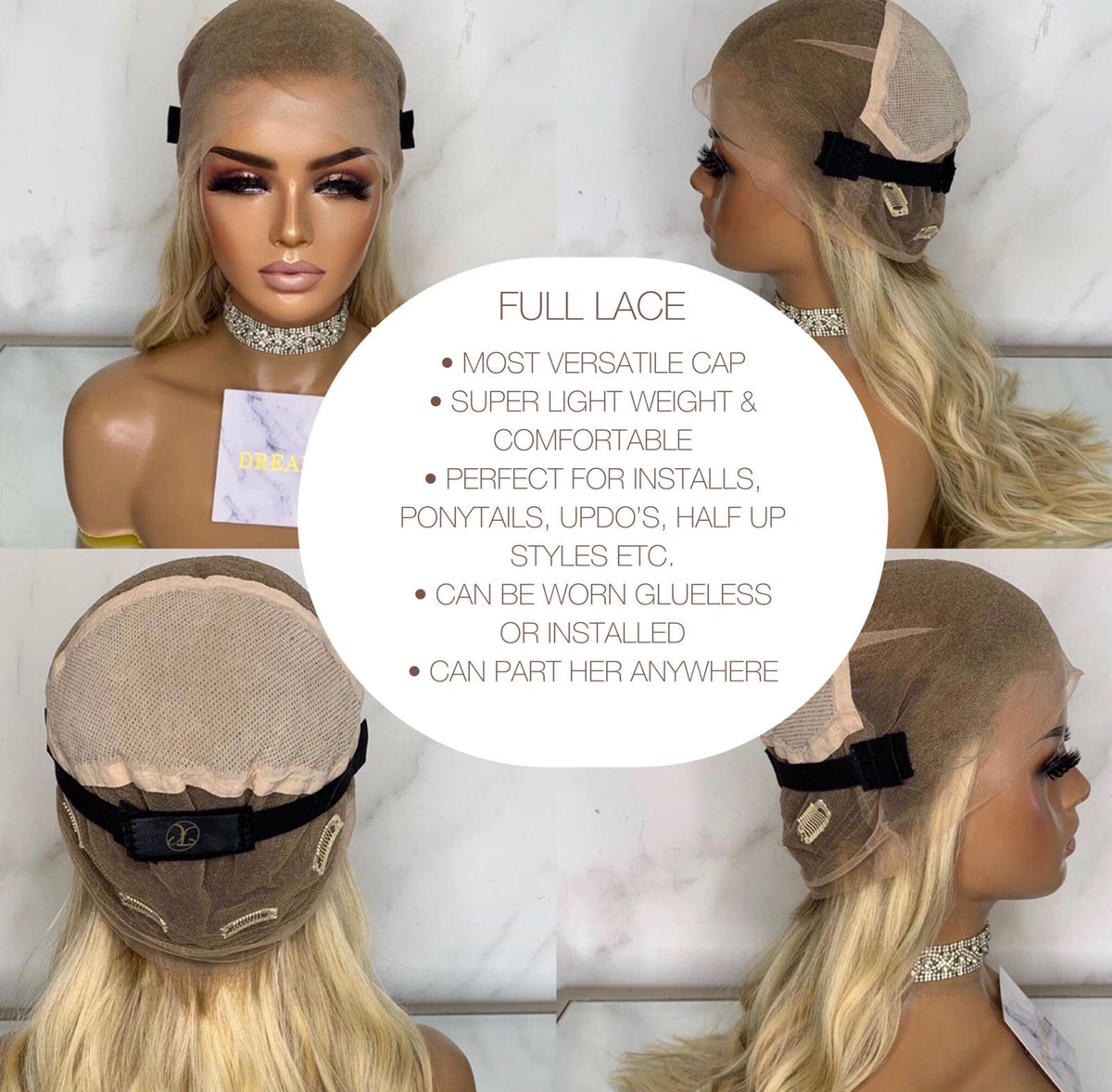 CHANEL BLONDE BOB | FULL LACE