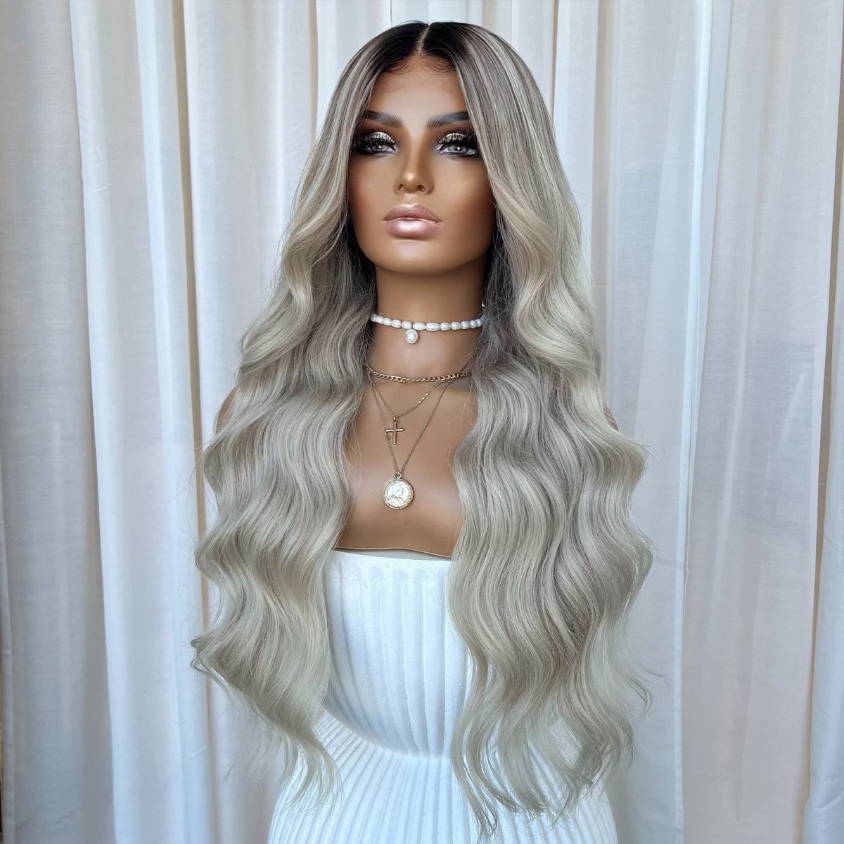 DAISY BLONDE | HD FULL LACE STRETCH CAP